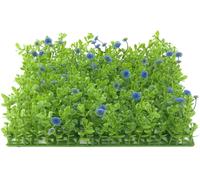 EUROPALMS Tapis de gazon, artificiel, vert-violet, 25x25cm - Accessoires de décoration