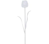 EUROPALMS Tulipe en cristal, transparent, fleur artificielle, 61cm 12x - Fleurs
