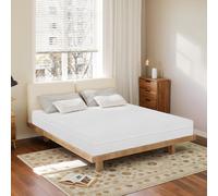 Europe Luxe Matelas 140x190 Mousse Memo - Matelas 2 places épaisseur 25cm - zones de confort mousse adaptative - Noir