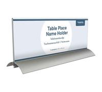 Europel 350088 Support De Panneau Et Stand D'information Acrylique, Aluminium Transparent