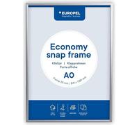 EUROPEL 355090 Cadre d'affiche EUROPEL Economy, format A0, 25 mm, anodisé argent