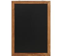EUROPEL 356228 Tableau noir EUROPEL avec cadre en bois, 600 x 1 100 mm, couleur naturelle