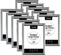 EUROPEL cadre d'affichage BUDGET DIN A4 25 mm argenté 10 pièces