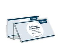 EUROPEL Porte carte de Visite, pour cartes format 55x95mm, Capacité 30mm, 350091, acrylique transparent