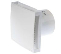 Europlast Extracteur d'air Ø 100 mm silencieux avec capteur d'humidité et minuterie Blanc