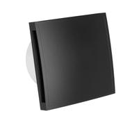 Europlast Ø 125mm Extracteur d'Air Silencieux - Ventilateur Salle de Bain Anthracite - Ventilateur Mural pour Cuisine WC Salle de Bain