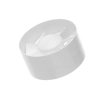 Europlast Ø 150mm Ventilateur tubulaire - Ventilateur à encastrer - Ventilateur tubulaire - Plastique - Blanc