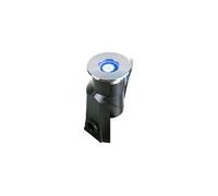 EUROPOLE Encastré de sol extérieur MINI ZEPH rond inox bleu 230V 2W IP67 IK06 - 544712