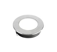 EUROPOLE Encastré de sol extérieur ZEPH 3 SLIM rond inox 230V 3000K 6x2W IP67 IK08