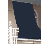 Eurostyle - Rideau soleil clair uni extérieur de balcon (,) 145X290CM Tinta Unita Blu