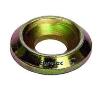 Eurotec Eurotec Rosace Rondelle fraisée jaune, diamètre 5,0 Quantité:100