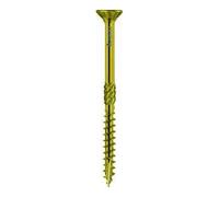 Eurotec Eurotec Vis à bois Paneltwistec tête fraisée jaune 8 x160mm T40 Quantité:50
