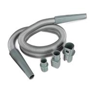 EUROtops Tuyau d'aspirateur extrêmement extensible - Jusqu'à 9 m de rayon d'action, flexible et sans perte d'aspiration, adaptateur inclus - Pour tous les aspirateurs courants