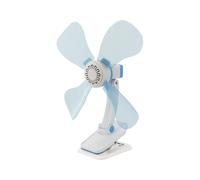Eurotrail 12V Ventilateur de table avec pince - Bleu clair