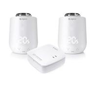 Eurotronic Comet Zigbee Kit de démarrage, régulateur d'économie d'énergie et passerelle avec norme radio (thermostat intelligent programmable en kit, économisez des coûts de chauffage)