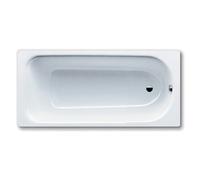 Eurowa 150x70 cm Baignoire rectangulaire en acier émaillé, sans pieds, blanc alpin (119600010001)