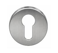 EUROWALE IN120 - Rosettes clés inox mat brossé - 53 mm (paire)