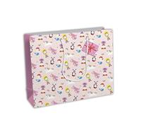Eurowrap - 28788-6C - Un lot de 6 sacs cadeaux anniversaire - Grands formats 37,3x11,8x27,5cm - Sirènes, Licornes - Qualité supérieure, résistants : 210g - idéaux pour puzzles, jeux, coffrets cadeaux