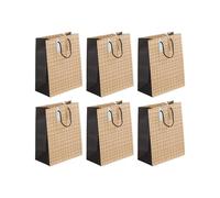 Eurowrap - 28794-2Cpack - Un lot de 6 sacs cadeaux adulte - Grands formats 26,5x14x33cm - Dragons - Qualité supérieure, résistant :210g - idéal pour : jeux de société, puzzles, coffrets