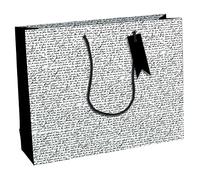 EUROWRAP 32493-6C-Sac Shopping 37,3x11,8x27,5cm - 210g - Poésie & Écriture