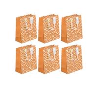 Eurowrap - 32505-3Cpack - Un lot de 6 sacs cadeaux enfants - Formats moyens 21,5x10,2x25,3cm - Safari, Animaux - Qualité supérieure, résistant :210g - idéal pour : livre, jeux, petits coffrets