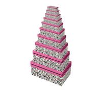 Clairefontaine Set de boîtes cadeaux "Léopard" 10 pièces