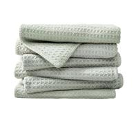 EURSPEUNG Chiffon Microfibre 6 pcs 30x30 cm Cuisine Voiture vitre (Vert)