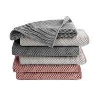 EURSPEUNG Chiffon Microfibre Lavette Microfibre Torchon Cuisine 6 Pièces Chiffon de Nettoyage en Microfibre, Multi-usages Taille 30 x 30 cm Couleur Mixte
