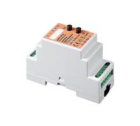 Eutonomy euFIX Adaptateur de Rail DIN pour FIBARO Smart Module, avec des Boutons, S214
