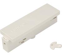 Eutrac 3 Phases Centre Alimentation, blanc - Accessoires pour barres conductrices triphasées