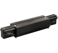 Eutrac 3 Phases Connecteur Longitudinal avec capacité d'alimentation, noir - Accessoires pour barres conductrices triphasées