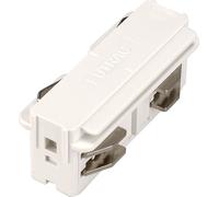 Eutrac 3 Phases Connecteur Longitudinal, électrique, blanc - Accessoires pour barres conductrices triphasées
