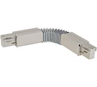 Eutrac 3 Phases Flex-Connecteur, avec capacité d'alimentation, gris - Accessoires pour barres conductrices triphasées