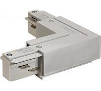 Eutrac 3 Phases L-Connecteur, bus de données, intérieur, gris - Accessoires pour barres conductrices triphasées