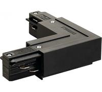 Eutrac 3 Phases L-Connecteur, bus de données, intérieur, noir - Accessoires pour barres conductrices triphasées