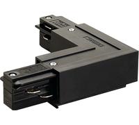 Eutrac 3 Phases L-Connecteur, intérieur, noir - Accessoires pour barres conductrices triphasées