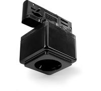 Eutrac 3 Phases Socle Multi Adaptateur, Bus de données Option, noir - 3 phases électrique rail 230V