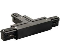 Eutrac 3 Phases T-Connecteur, Bus de données, l'extérieur gauche, noir - Accessoires pour barres conductrices triphasées