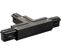 Eutrac 3 Phases T-Connecteur, intérieur gauche, noir - Accessoires pour barres conductrices triphasées
