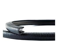 EUTRAS [10 m] profilé de protection de bord 3-6 mm noir - tient sans colle - pour tôles et portières de voiture - protège les arêtes - qualité industrielle allemande - expédition sous 24 heures