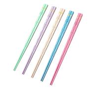 EUYKQNOI baguette japonaise Baguettes Réutilisables,baguette coréenne,5 Paires Baguettes Japonaises Baguettes Chinoises Baguettes,Elégante Ensemble de Baguettes pour Cuisine Maison Restaurant