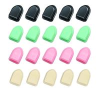 EUYKQNOI Lot De 20 Crochets Adhésifs Invisibles crochet autocollant adhesif,petit crochet adhesif mural Crochets Autocollants Noirs,Crochets Noirs Pour Serviettes,Crochets À Vêtements Autocollants