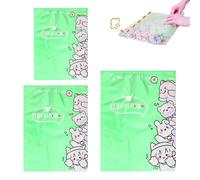 EUYKQNOI rangement vetement sous vide housse sous vide pour vetement Sacs de Rangement Sous Vide sac aspirant 3 Pièces Réutilisables,Gain de Place Maximal pour Literie,Couettes,Couvertures et Voyage
