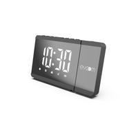 EV304571 Evoom - Réveil projection thermo+ USB Noir