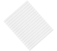 EVA Bâtons de Colle Thermofusible 7x100 MM 16 Pièces Blancs | Haute Viscosité, Prise Rapide, Usage Facile, pour Bois et Métal, DIY Art Crafts