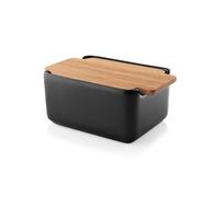 Eva Solo Beurrier avec couvercle en chêne Nordic kitchen 10x15 cm Noir