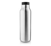 Eva Solo | Bouteille isotherme Urban 0,7 l acier/noir | Le corps de la bouteille est composé à 90% d'acier inoxydable recyclé | Noir, acier
