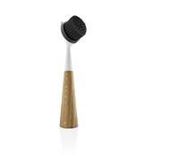 EVA SOLO Brosse à vaisselle en nylon chêne blanc | Brosse à vaisselle sans effort pour les débris tenaces | Facile à nettoyer et à ranger | Tête de brosse amovible | Blanc