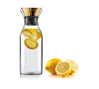 Carafe à eau 1 l, couvercle en laiton, haute, verre, Eva Solo