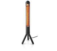 EVA SOLO Chauffe-terrasse HeatUp - Chauffage électrique avec effet complet en 5 secondes - Noir